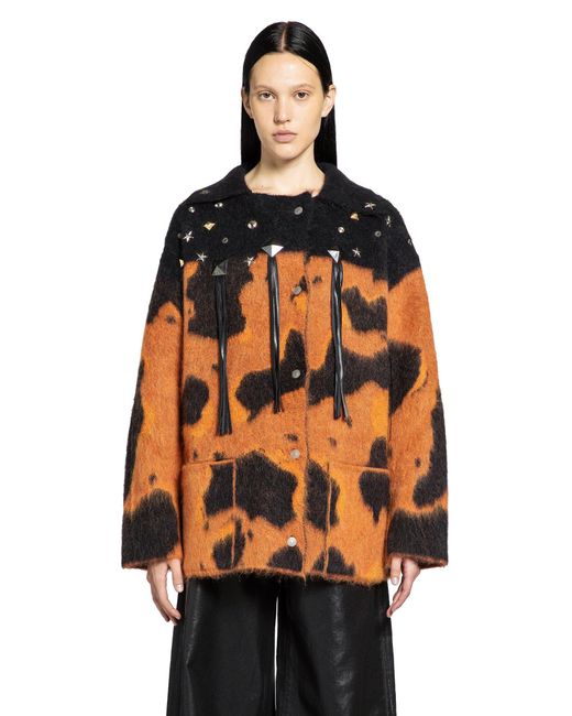 Laneus Orange Knitwear