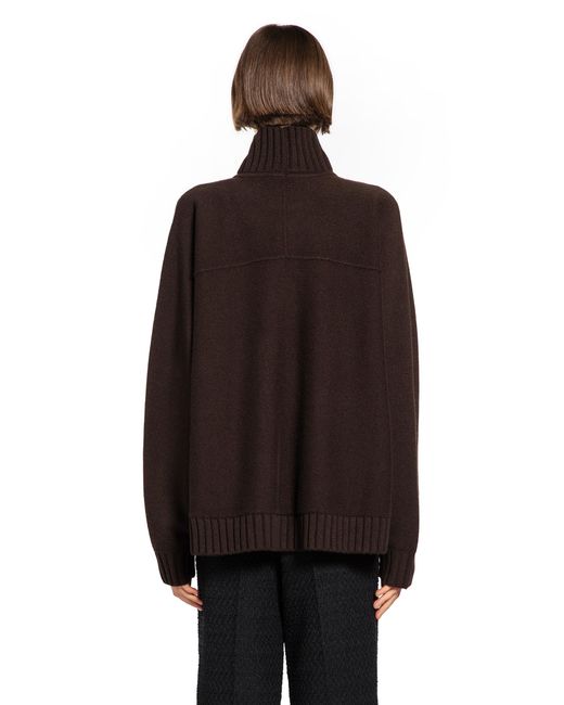 Gucci Black Wool Cashmere Horsebit Turtleneck Sweater