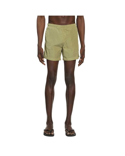 C P Company Green Chrome-R Nylon Swim Shorts for men