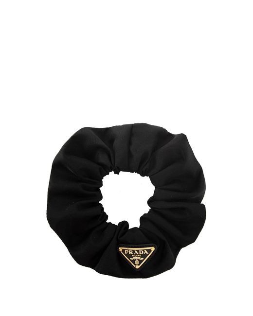 Prada Black Re-Nylon Scrunchie