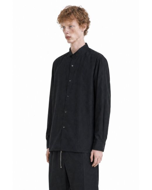 Maison Margiela Black Cotton Poplin Shirt for men
