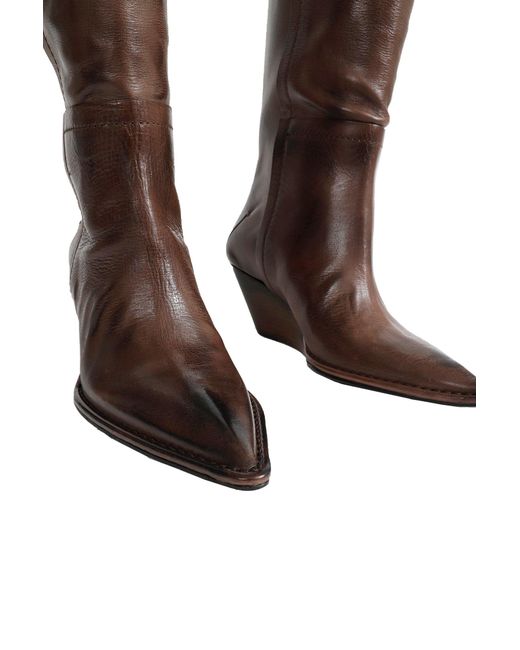 Capasa Brown Leather Boots