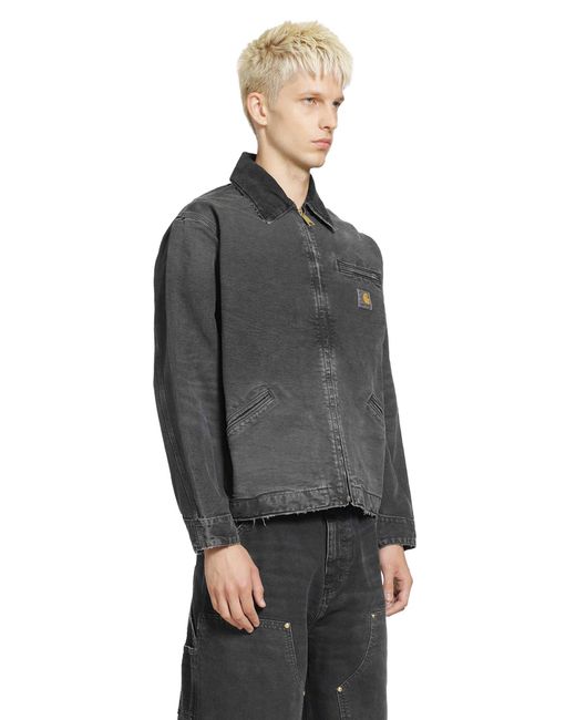 Carhartt Gray Og Detroit Jacket for men