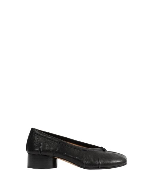 Maison Margiela Black Tabi Ballerinas