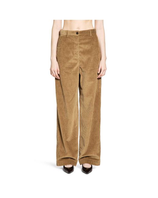 Miu Miu Natural Corduroy Pants