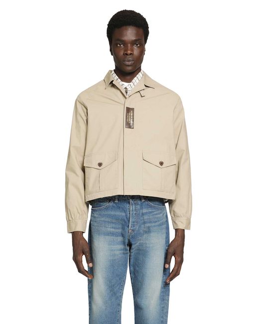 Human Made Natural Cotton Flight Jacket for men