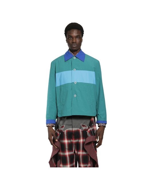 Craig Green Blue Reversible Worker Jacket for men