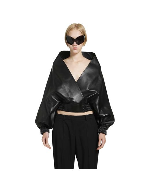 Balenciaga Black Wrap Jacket