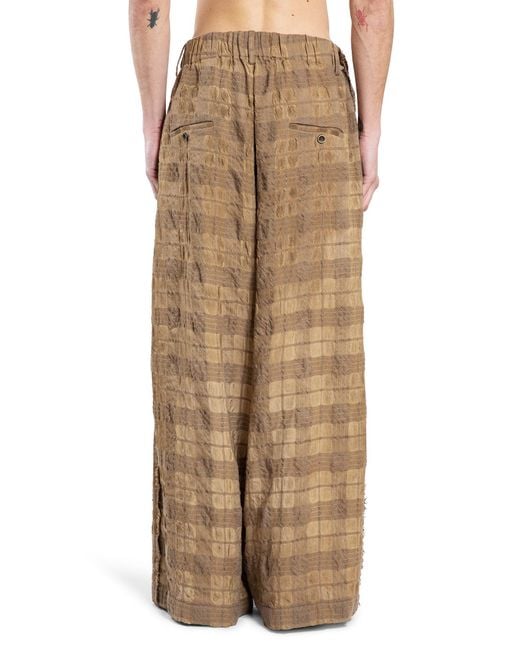 Uma Wang Natural Pilly Pantaloni for men