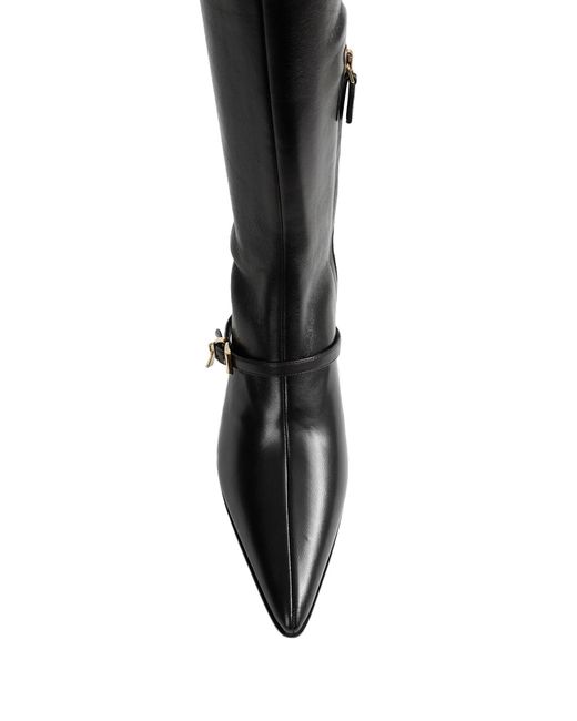 Prada Black Stretch Nappa Leather Boots