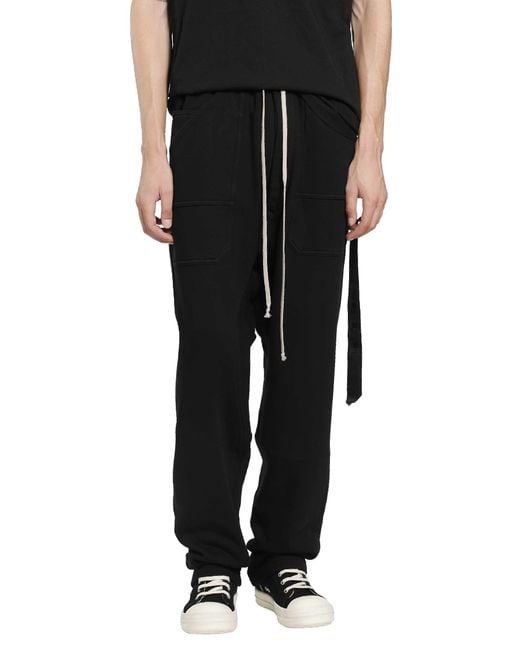 Rick Owens Black Tower Classic Cargo Drawstring for men