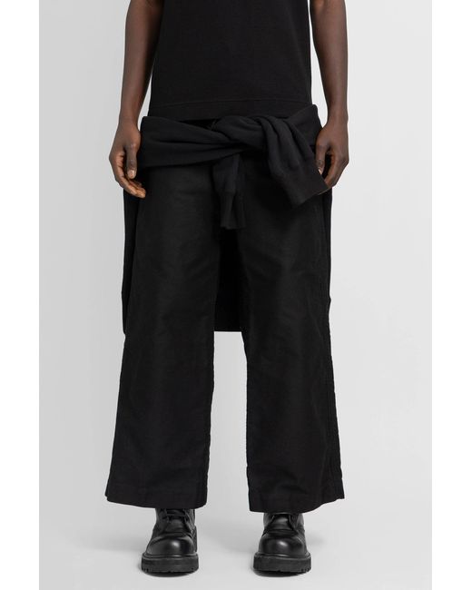 Sacai Black Trousers for men