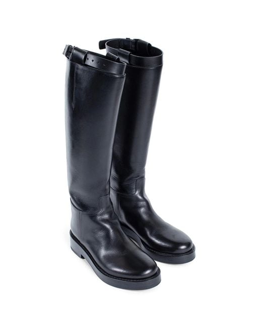 Ann Demeulemeester Black Boots