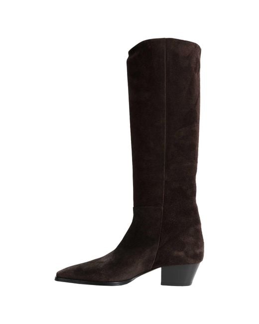 Aeyde Black Medea Suede Boots