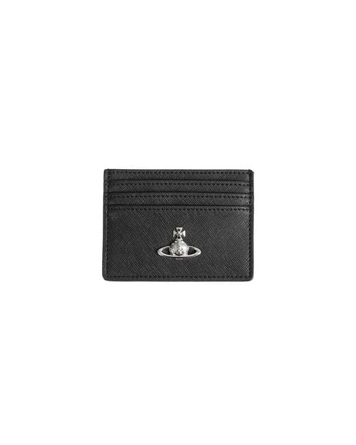 Vivienne Westwood Black Flat Card Holder
