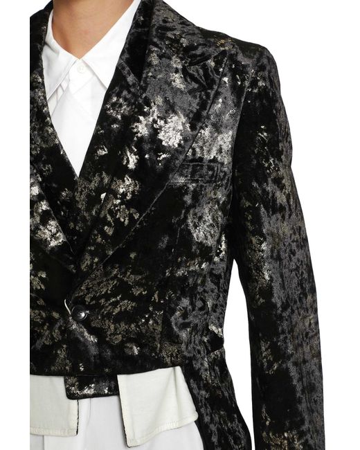 Comme des Garçons Black Layered Blazer for men