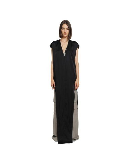 Rick Owens Black Tower Arrowhead Gown