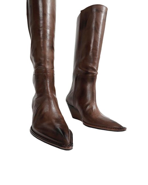 Capasa Brown Leather Boots