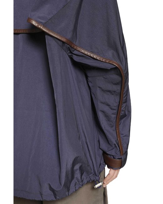Loewe Blue Hooded Jacket for men