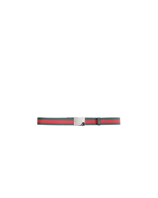 Gucci White Web Belt for men