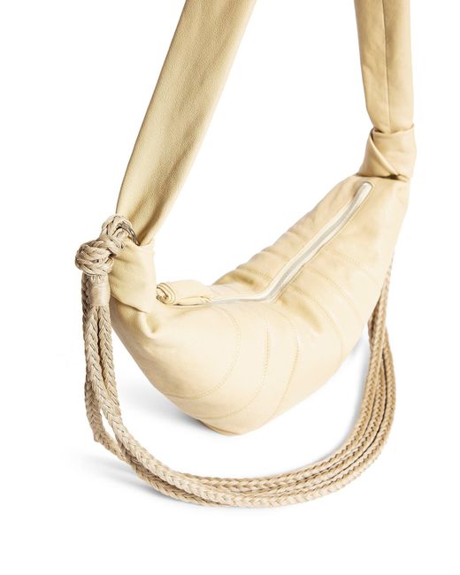 Lemaire Metallic Braid Medium Croissant Bag