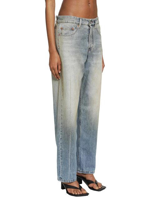 MM6 by Maison Margiela Blue Straight Leg Jeans