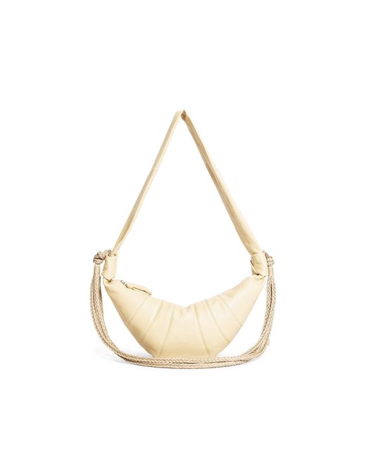 Lemaire Metallic Braid Medium Croissant Bag
