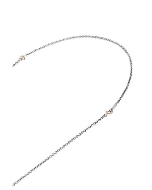 Ugo Cacciatori Black Camargue Cross Pendant for men