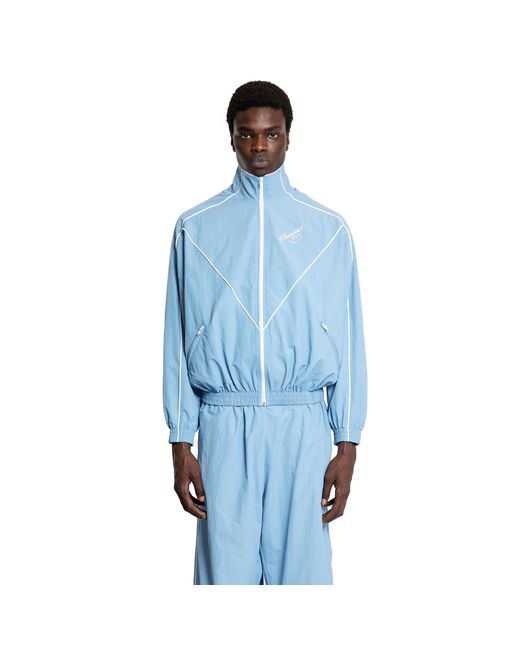 Willy Chavarria Blue Ruff Rider Track Jacket for men