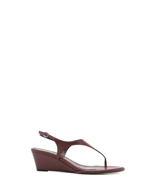 Aeyde Brown Roose Wedge Sandals