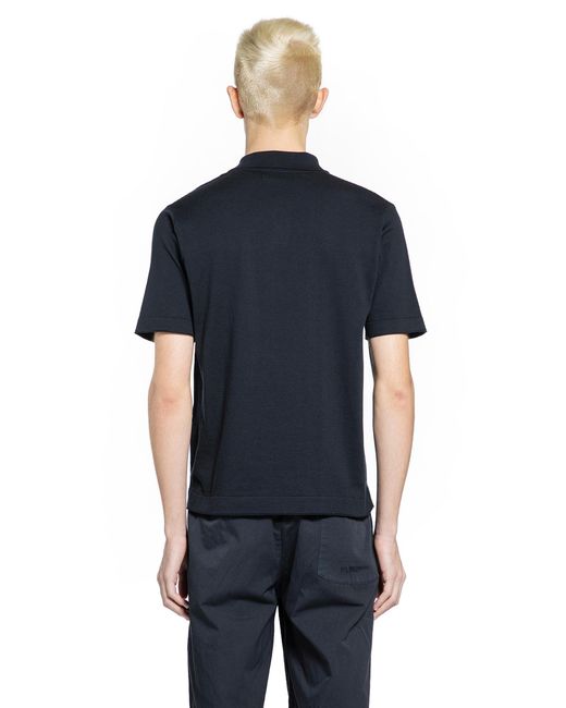 Massimo Osti Studio Black Polo Shirt for men