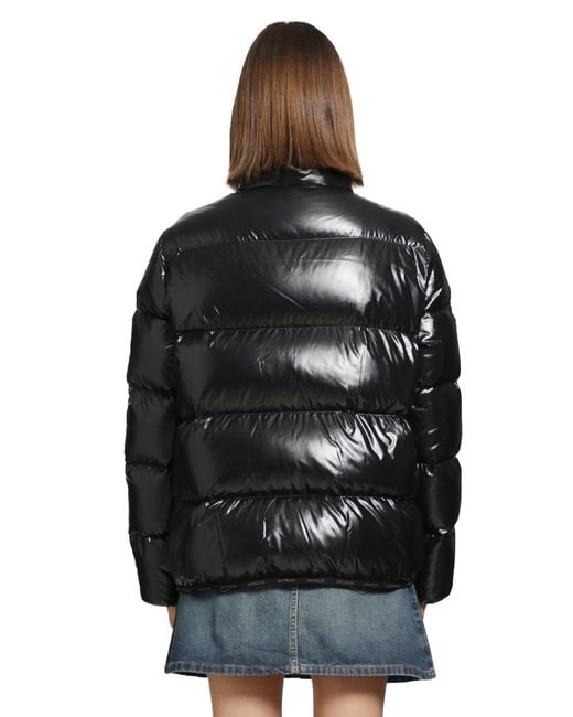 Moncler Black Abbadia Short Down Jacket