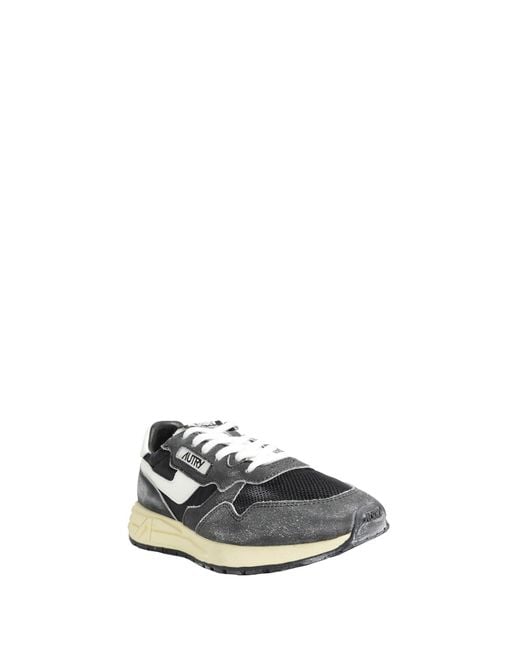 Autry Black Reelwind Low Sneakers for men