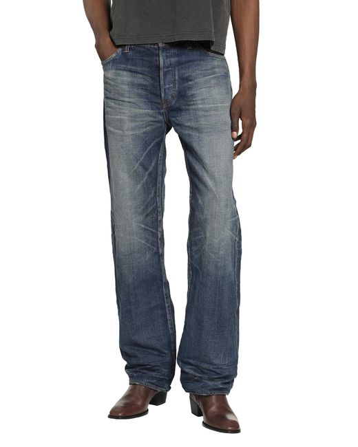 Mastercraft Union Blue Straight Leg Jeans for men