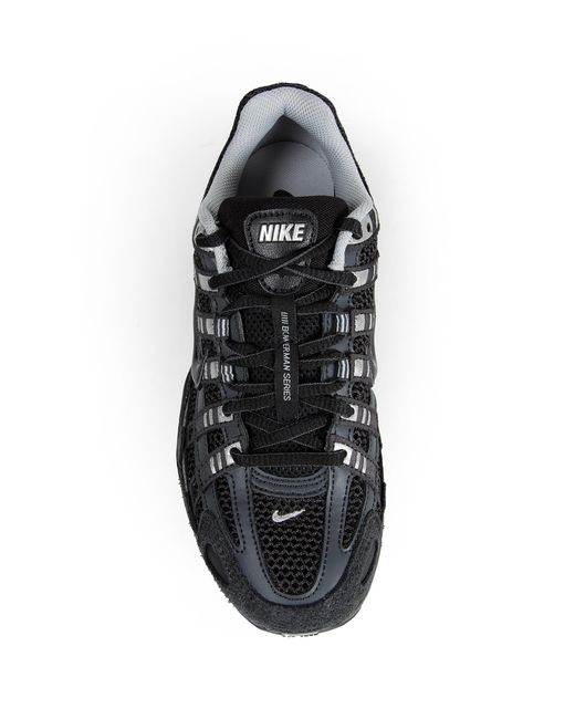 Nike Black P-6000 Suede Sneakers for men