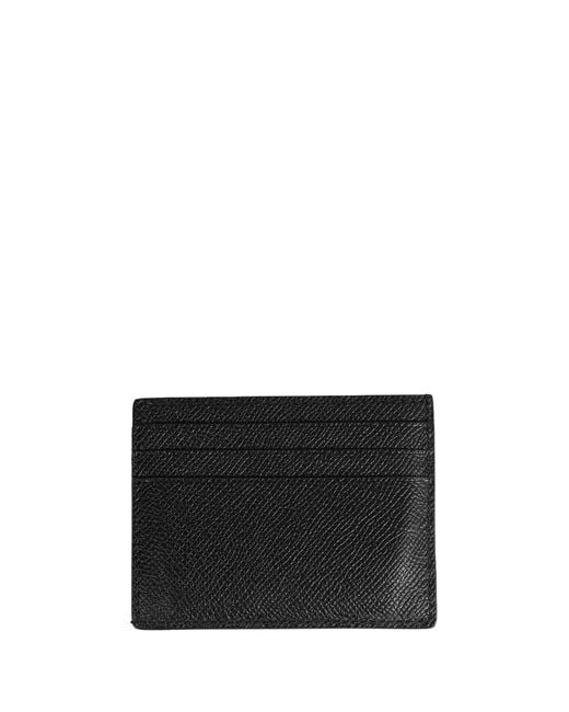 Tom Ford Black Grained Leather Cardholder for men