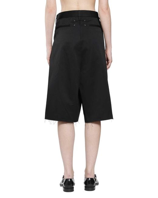 Maison Margiela Black Wrap Shorts