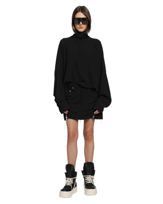 Rick Owens Black Tower Bolan Banana Mini