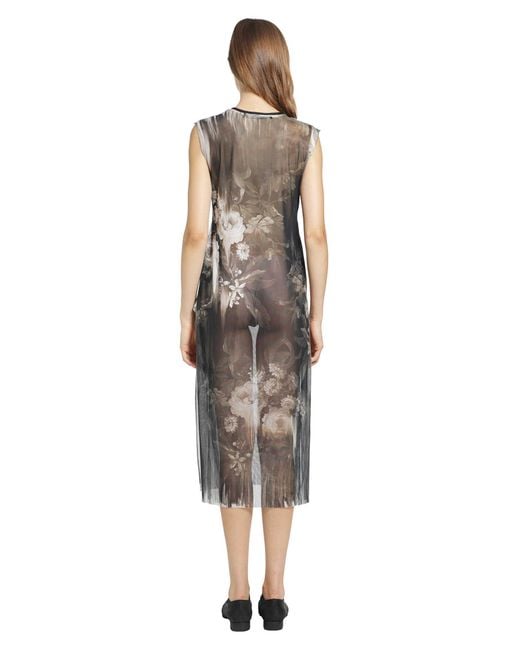 IA London Metallic Moonlight Roses Sheer Dress