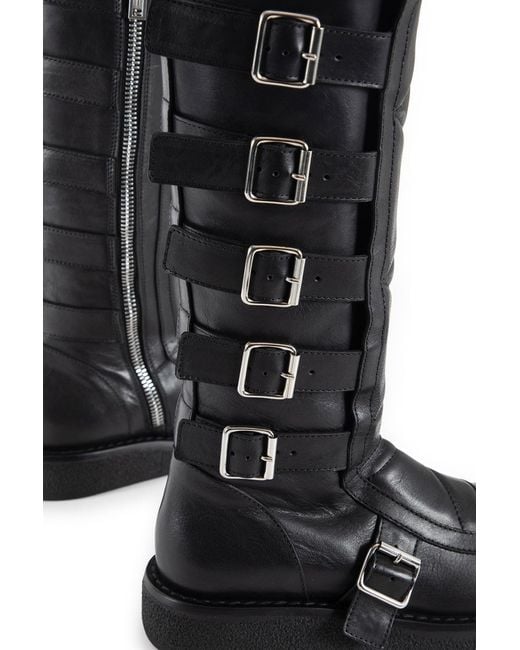 Ann Demeulemeester Black Ditte Wrap Boots