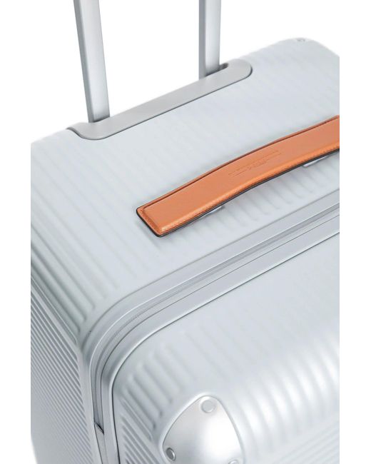 Fpm White Bank Zip Deluxe Trunk On Wheels for men