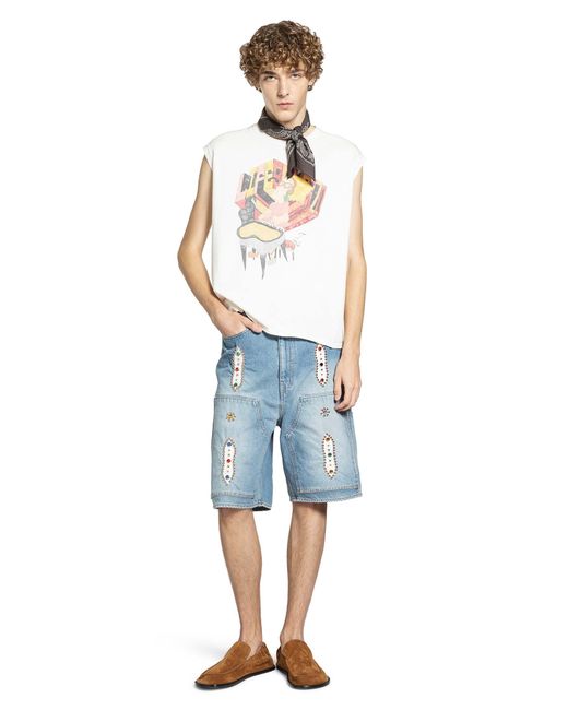 Kapital White 20/-Jersey Non -Sleeve Big T for men