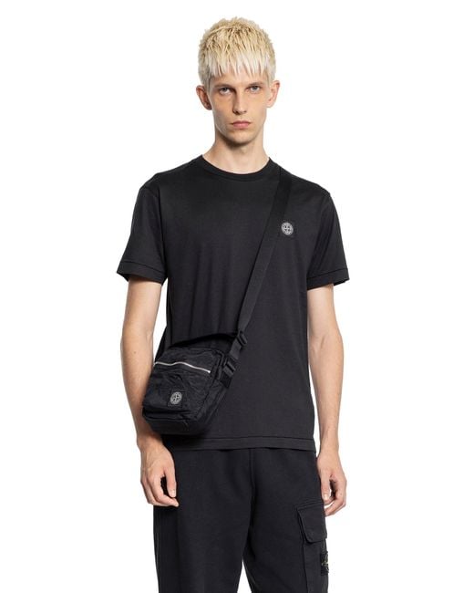 Stone Island Black 2100027 60/2 Cotton Jersey T-Shirt for men