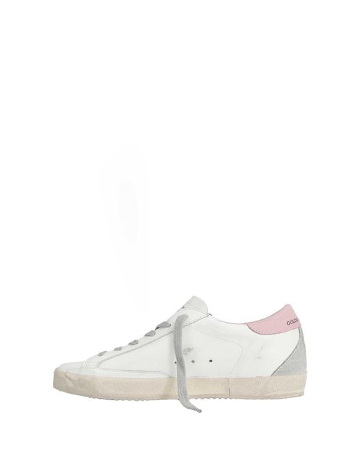 Golden Goose Deluxe Brand White Super-Star Sneakers