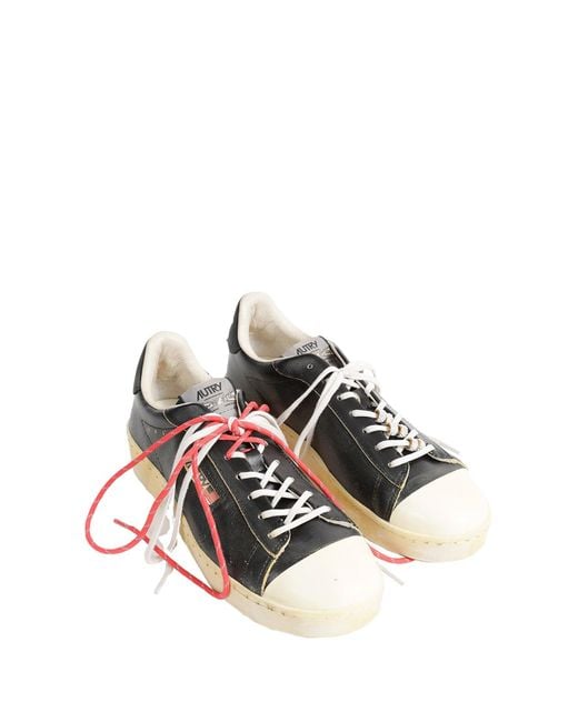 Autry Black Dalllas Low Super Vintage Sneakers for men