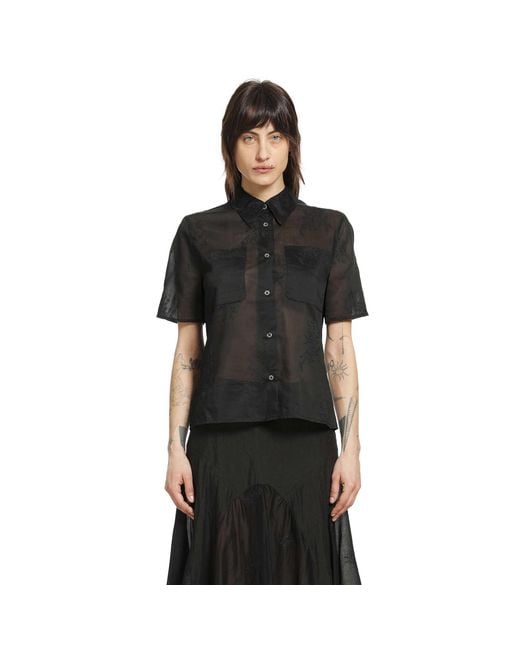 Our Legacy Black X-Ray Shirt