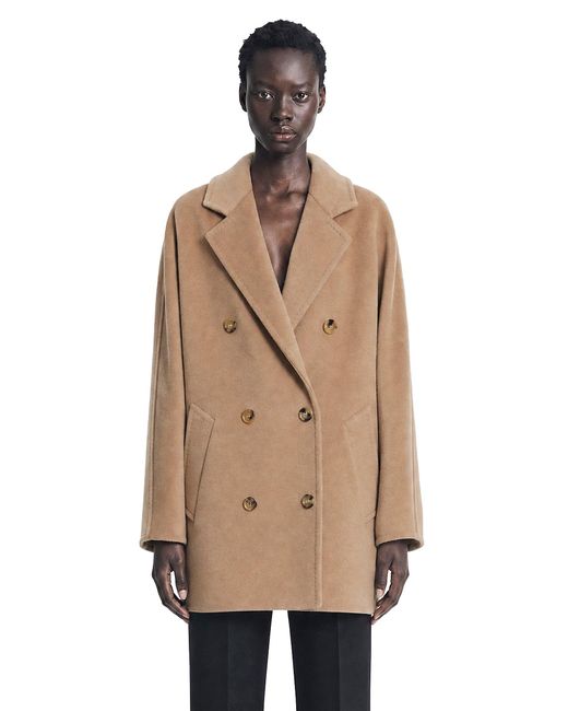 Max Mara Natural Short Rebus Coat