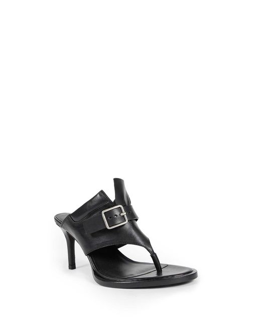 Ann Demeulemeester Black Bri Thong Mules
