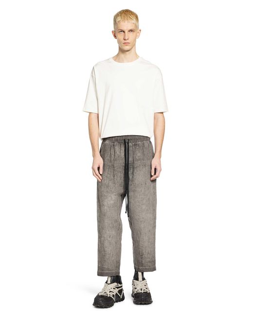Thom Krom White Printed Cotton Jersey T-Shirt for men