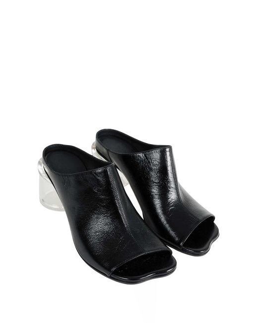 MM6 by Maison Margiela Black Anatomic Mules